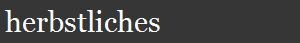 herbstliches