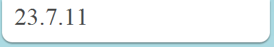 23.7.11