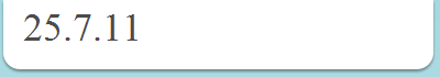 25.7.11