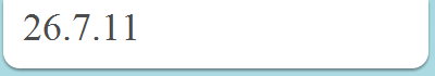 26.7.11