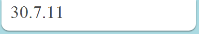 30.7.11