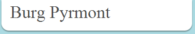 Burg Pyrmont