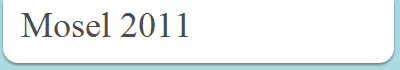 Mosel 2011